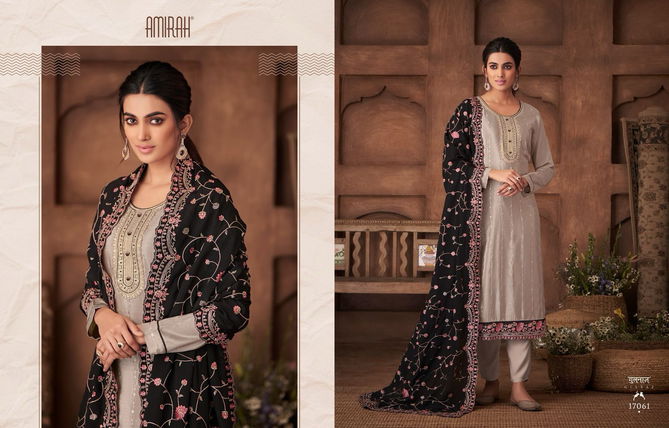 Amirah Gulnaz Vol 2 Chinnon Silk Designer Salwar Kameez Catalog